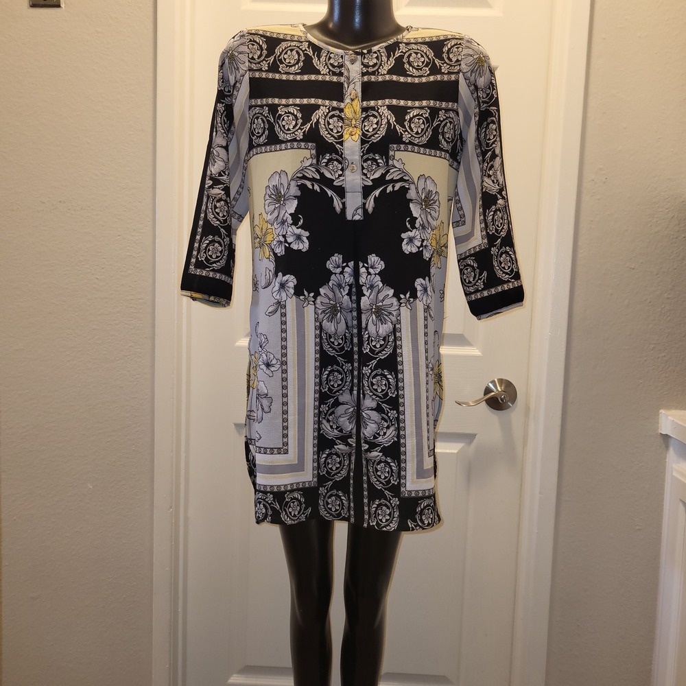 Fig and Flower Anthropologie‎ Size Small Boho Long Tunic Top